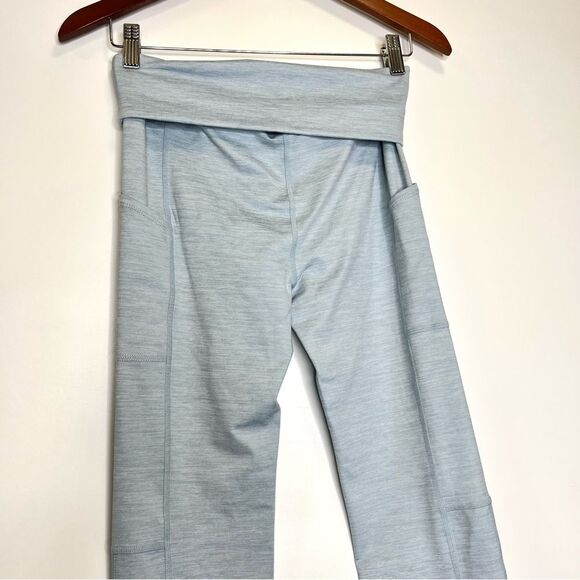 Free People Movement Zen Again Flare Yoga Pants Heather Blue XS - Picture 7 of 8